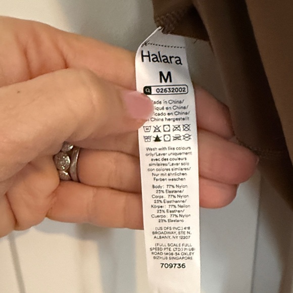 Halara Softlyzero Plush Brown Strappy Athletic Dress - Picture 7 of 7